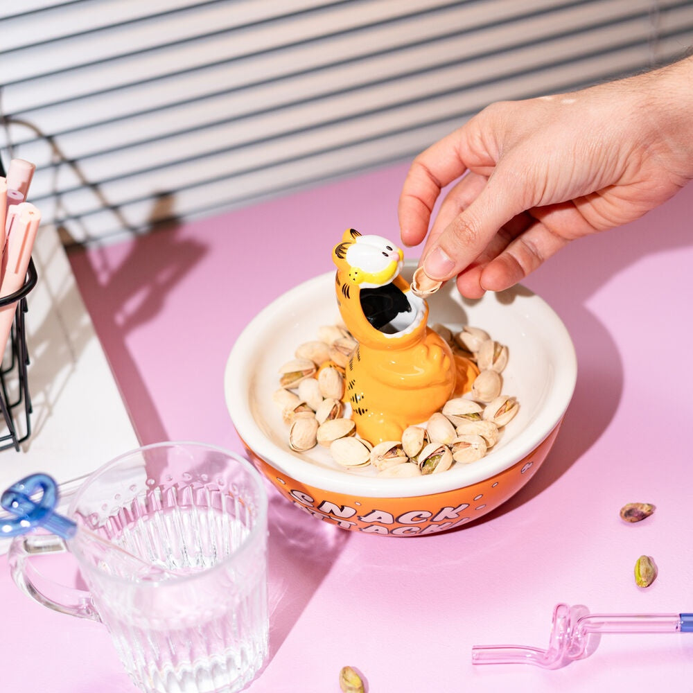 3D Snack Bowl för Garfield-fans, rolig design, slitstarkt material
