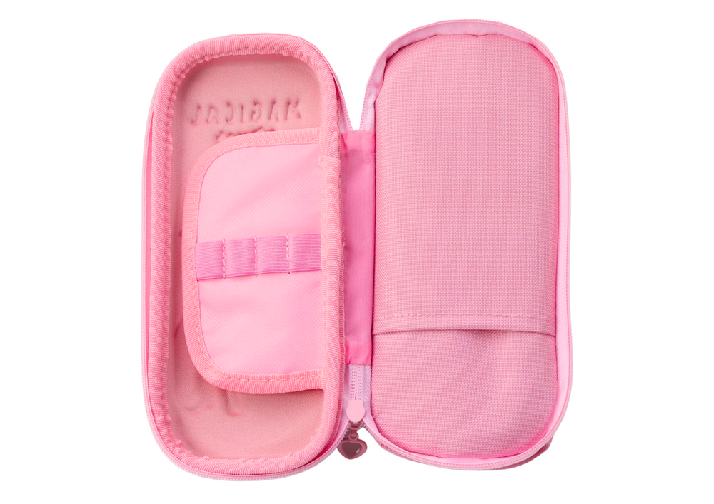 3D Unicorn Pennfodral, Rosa, Dubbla fack, 24x11x7 cm