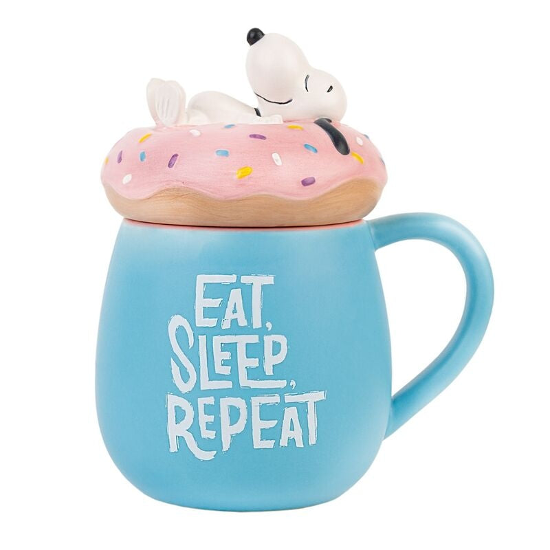3D-mugg, 500 ml kapacitet, Eat Sleep Repeat Design