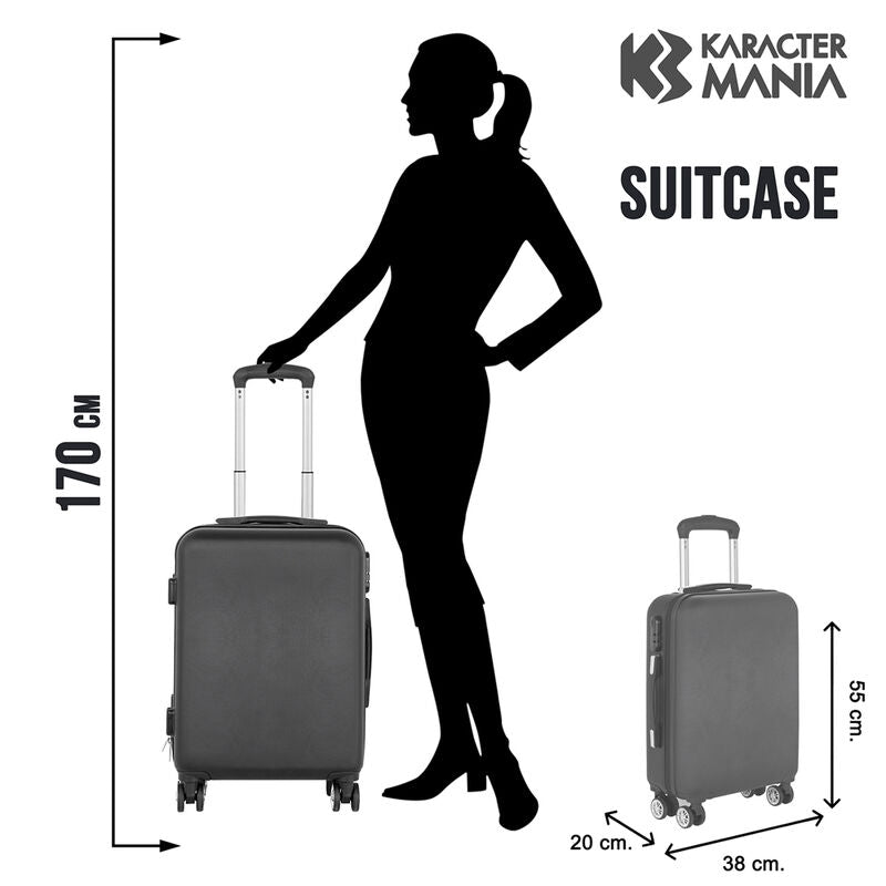 55 cm ABS vagn resväska för resor och förvaring