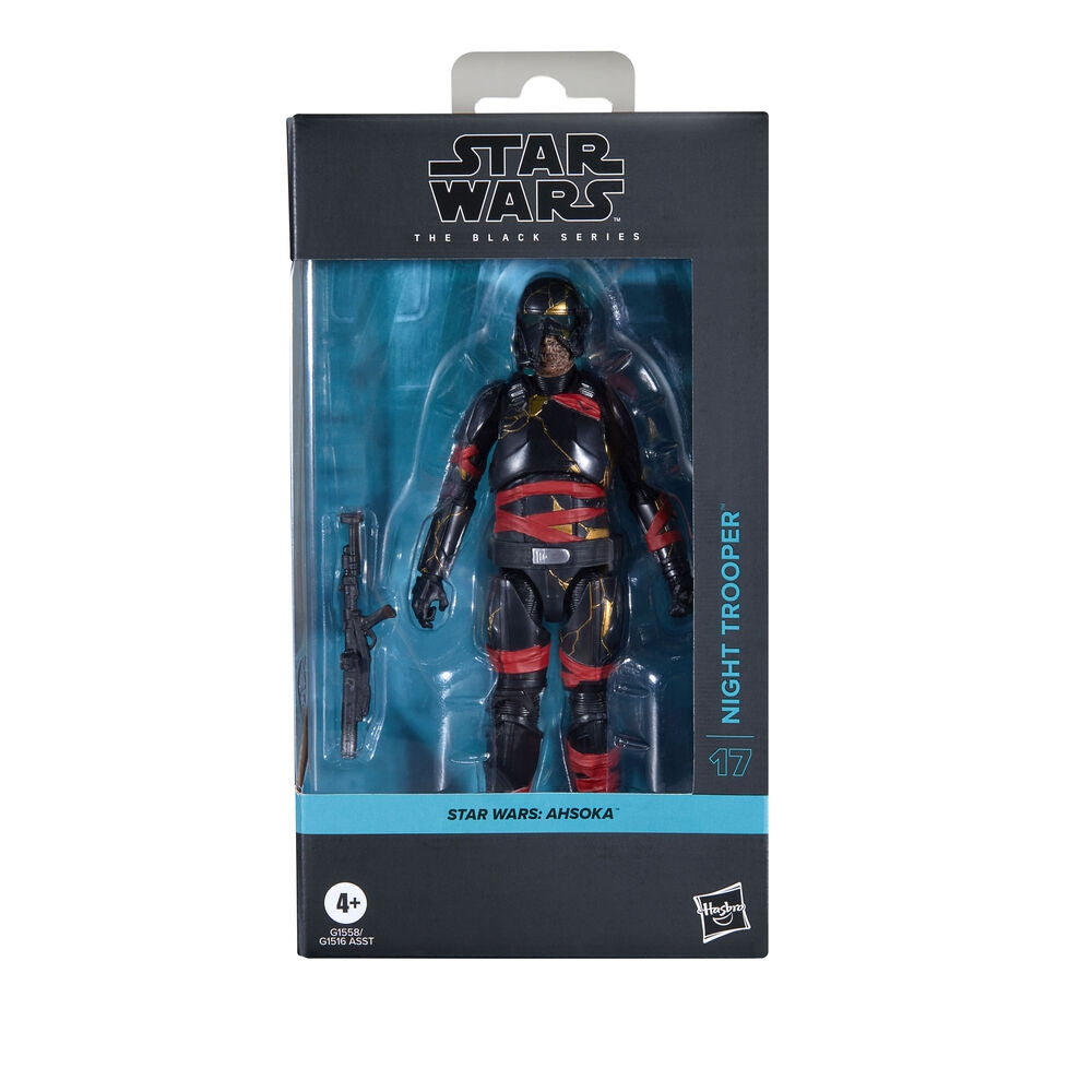 Ahsoka Night Trooper Figur 15 cm - Actionleksak för samlarobjekt