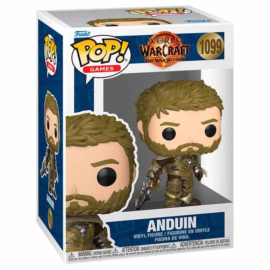 Anduin figur - Samlarleksak, 7 tum hög, World of Warcraft