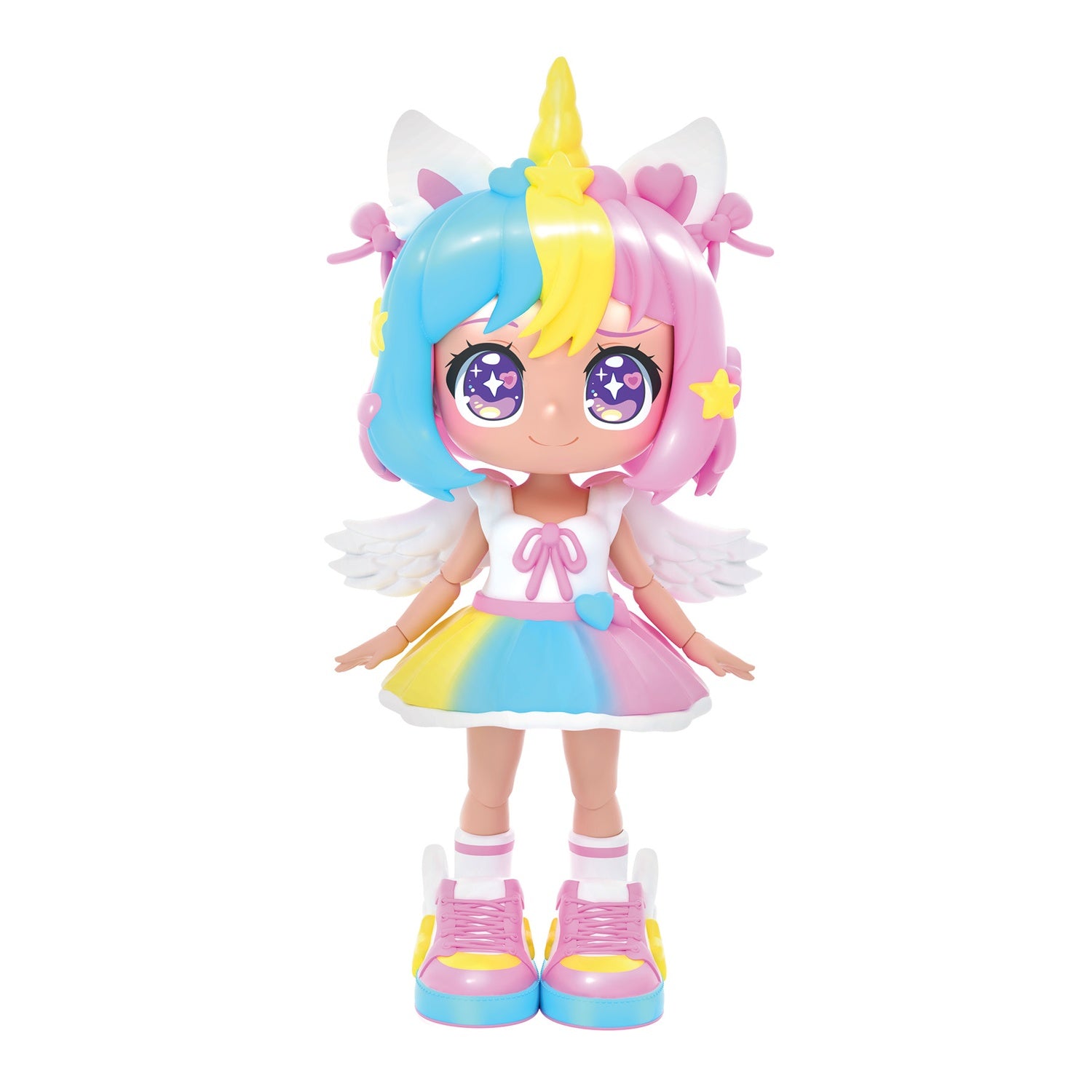 Anime-dockeset, Enhörning/Fladdermus, 14 cm, 32 stilar