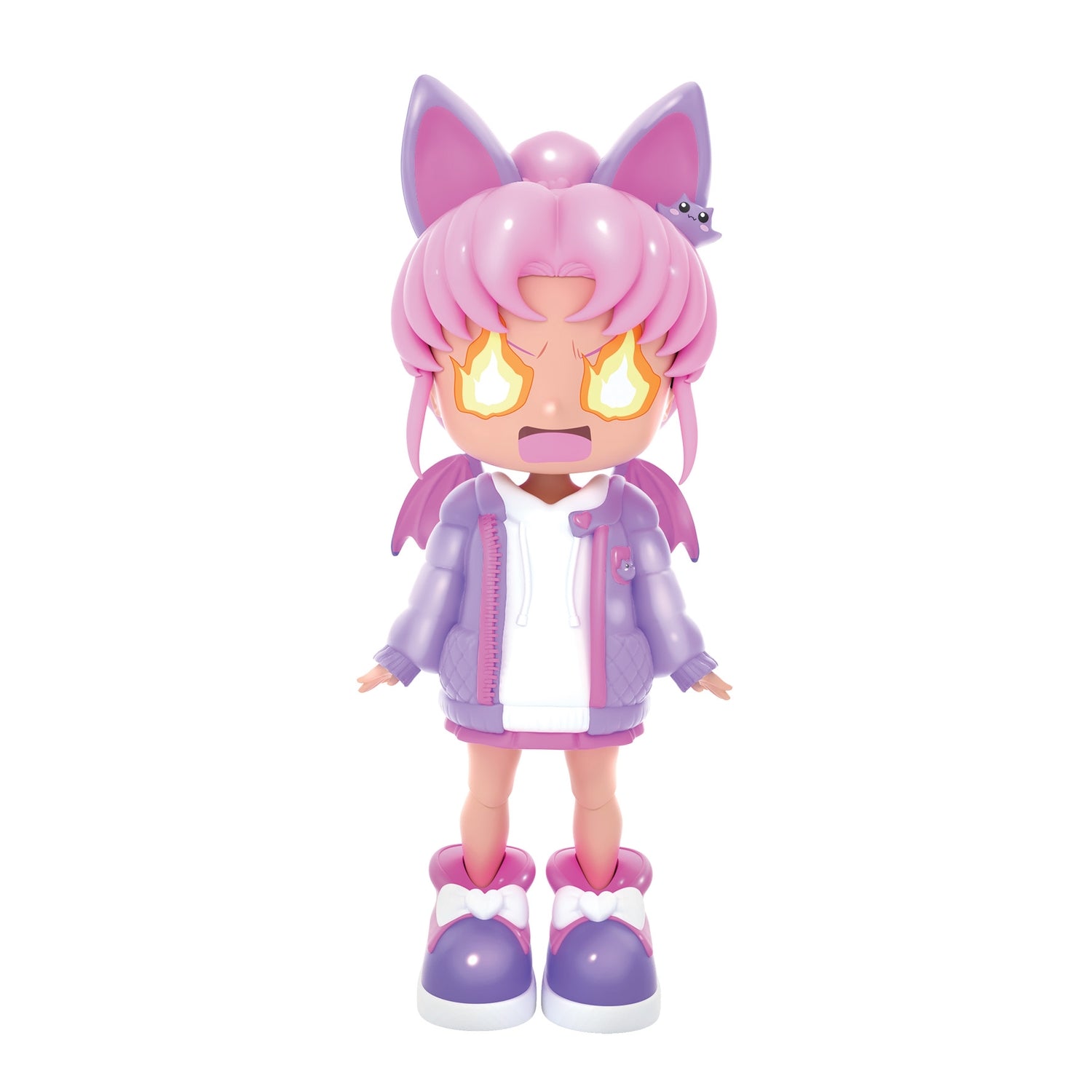 Anime-dockeset, Enhörning/Fladdermus, 14 cm, 32 stilar