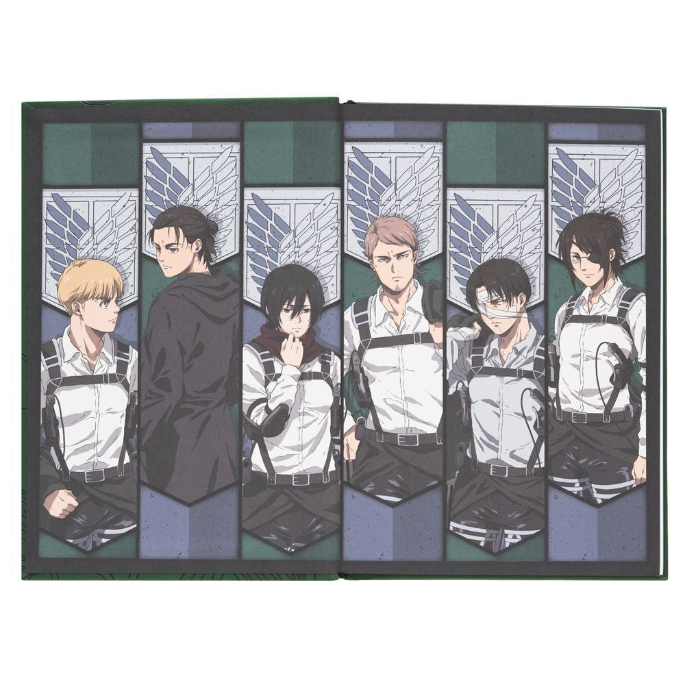 Attack on Titan A5 Notebook med premiumkvalitetspapper
