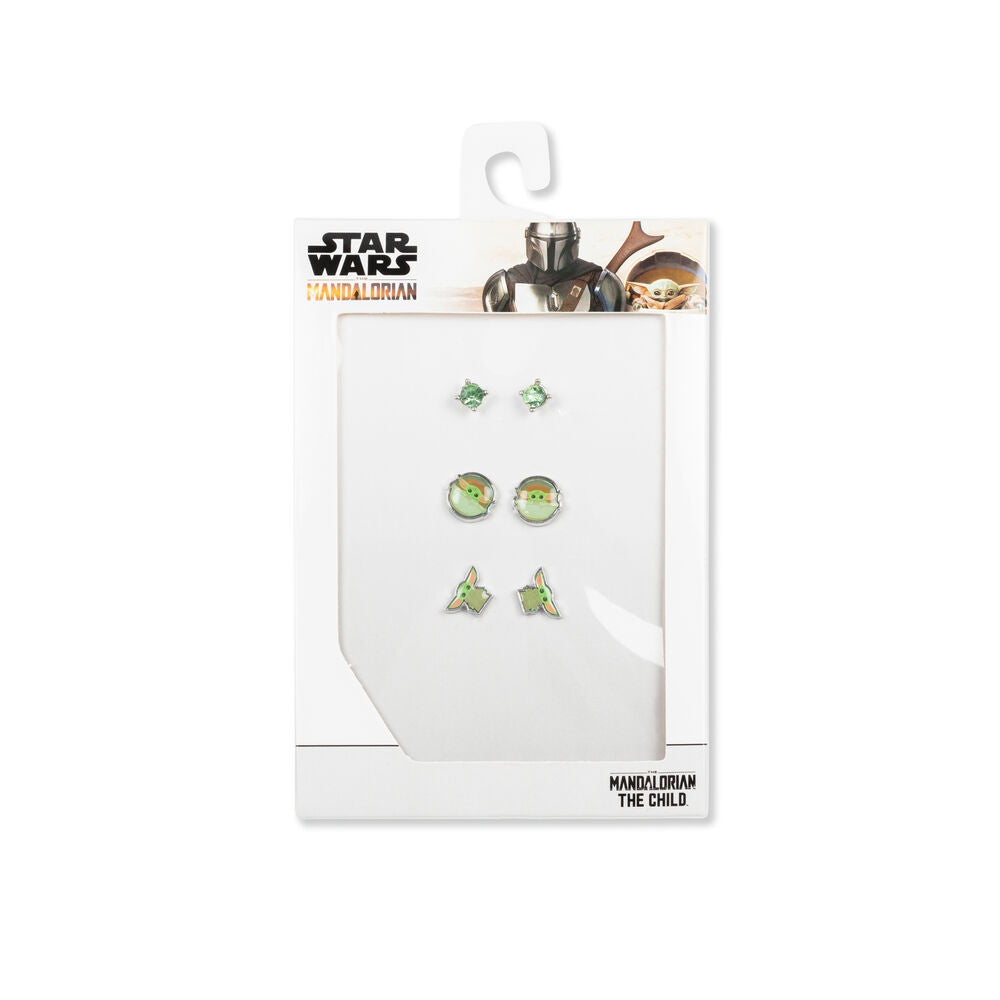 Baby Yoda örhängen Set - 3 par Star Wars smycken