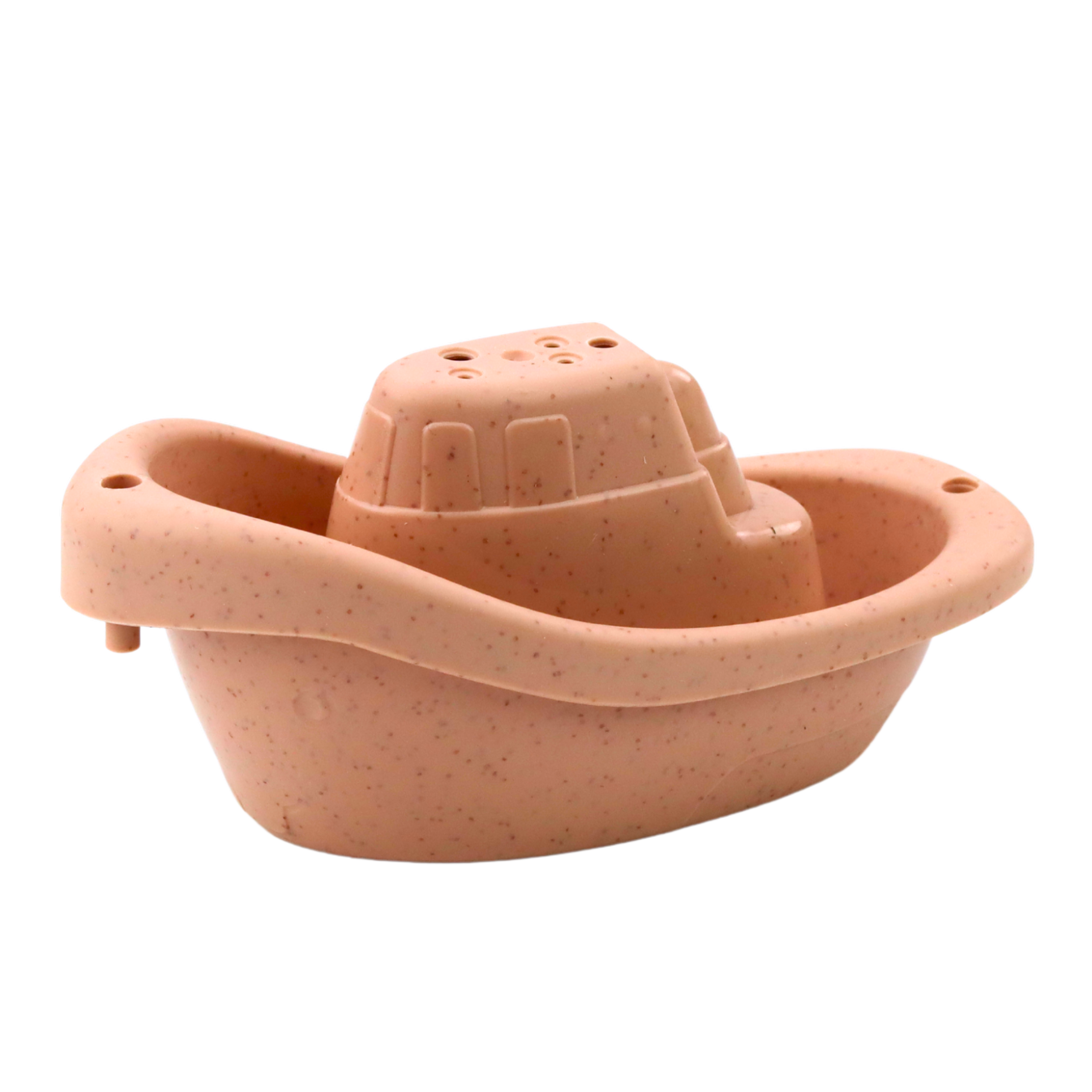 Badleksaksbåtset för småbarn, pastellfärger, 6 delar