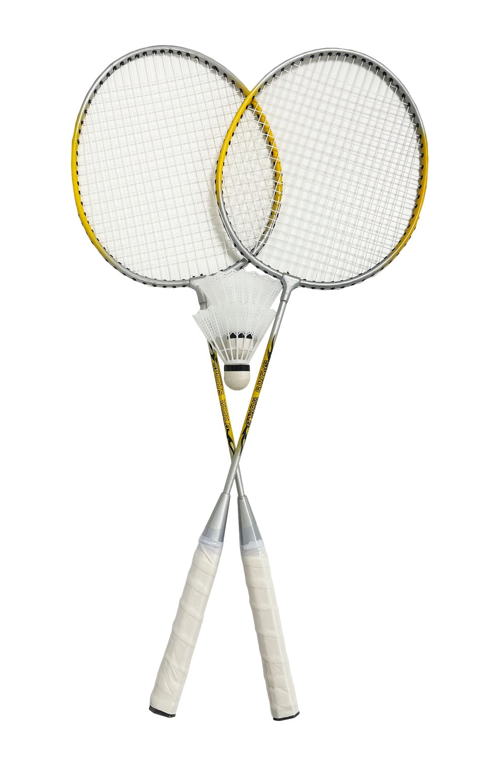 Badmintonset för två med racketar och bärväska