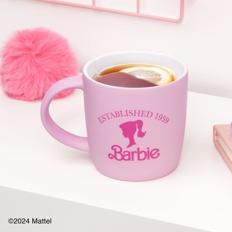 Barbie 400 ml mugg - perfekt för kaffe, te eller varma drycker