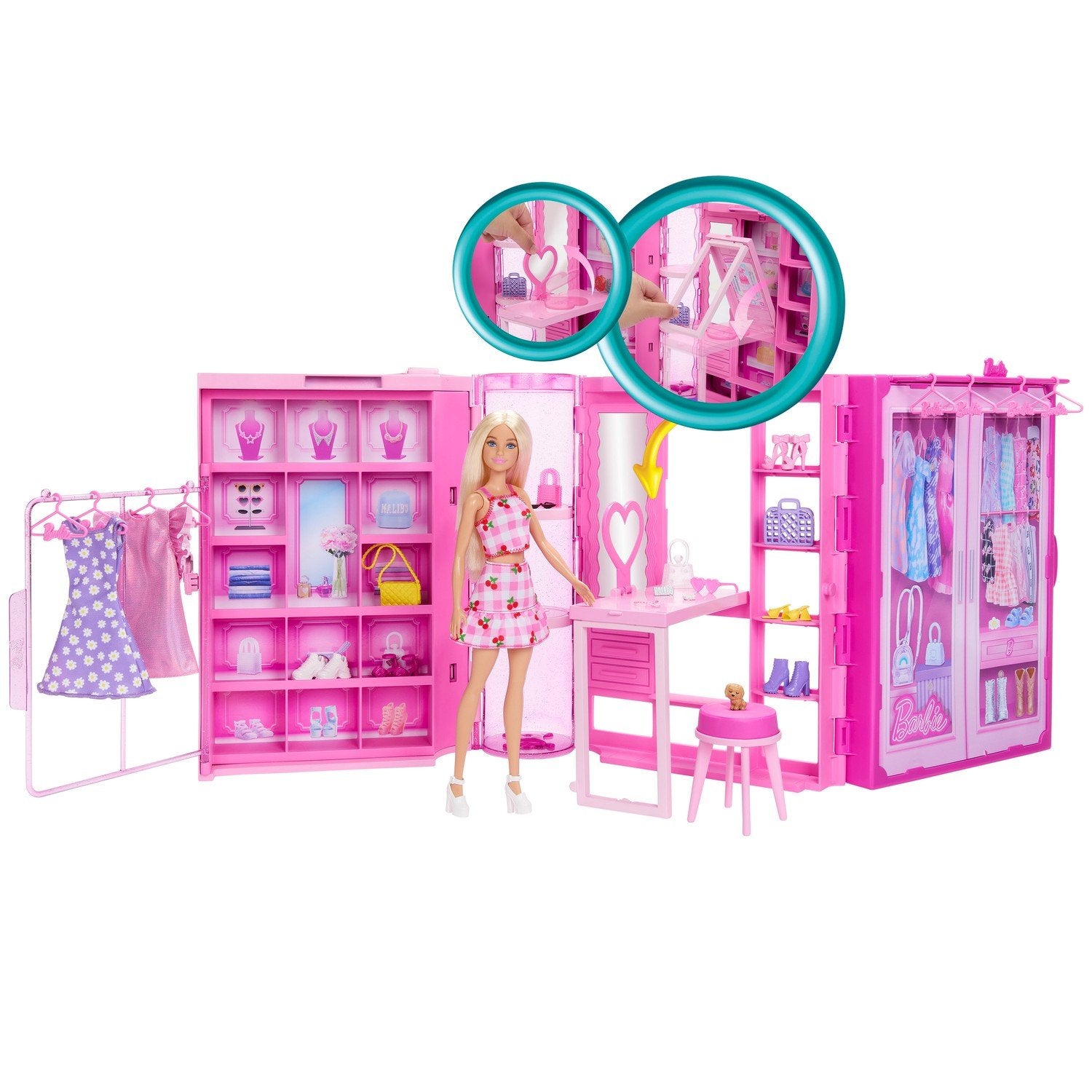 Barbie Mote Morsom garderobe og dukke