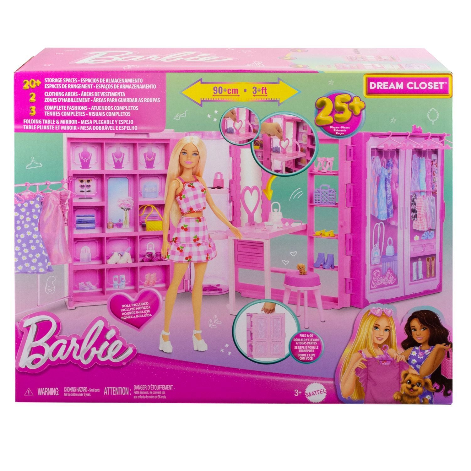 Barbie Mote Morsom garderobe og dukke