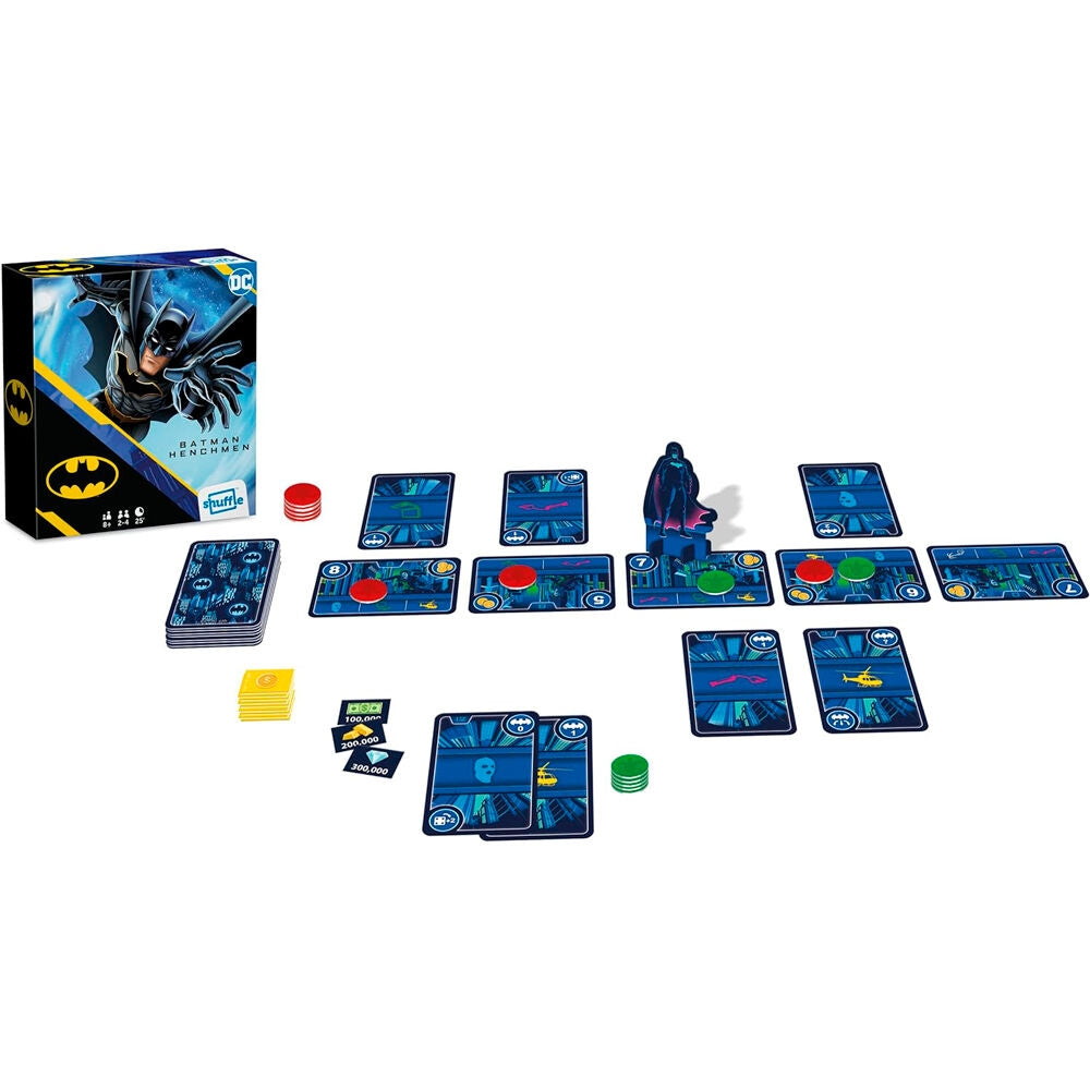 Batman-brädspel för 2-4 spelare, strategi och äventyr