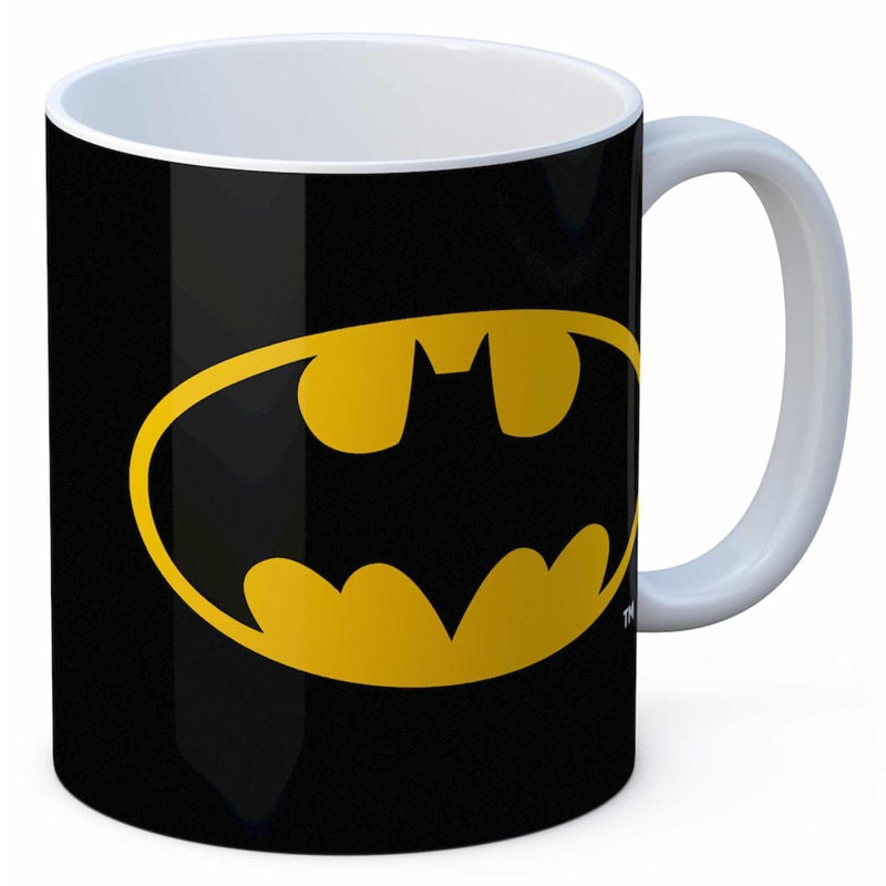 Batman-logotyp kaffemugg, 11 oz keramik, diskmaskinssäker