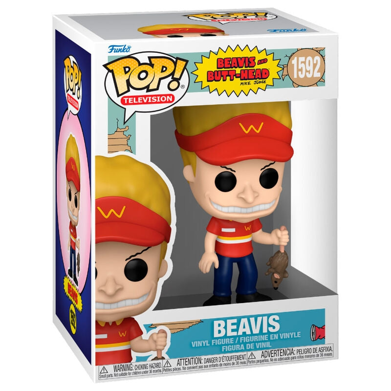Beavis och Butt-Head Pop Figur Samlarleksak, 4-tums