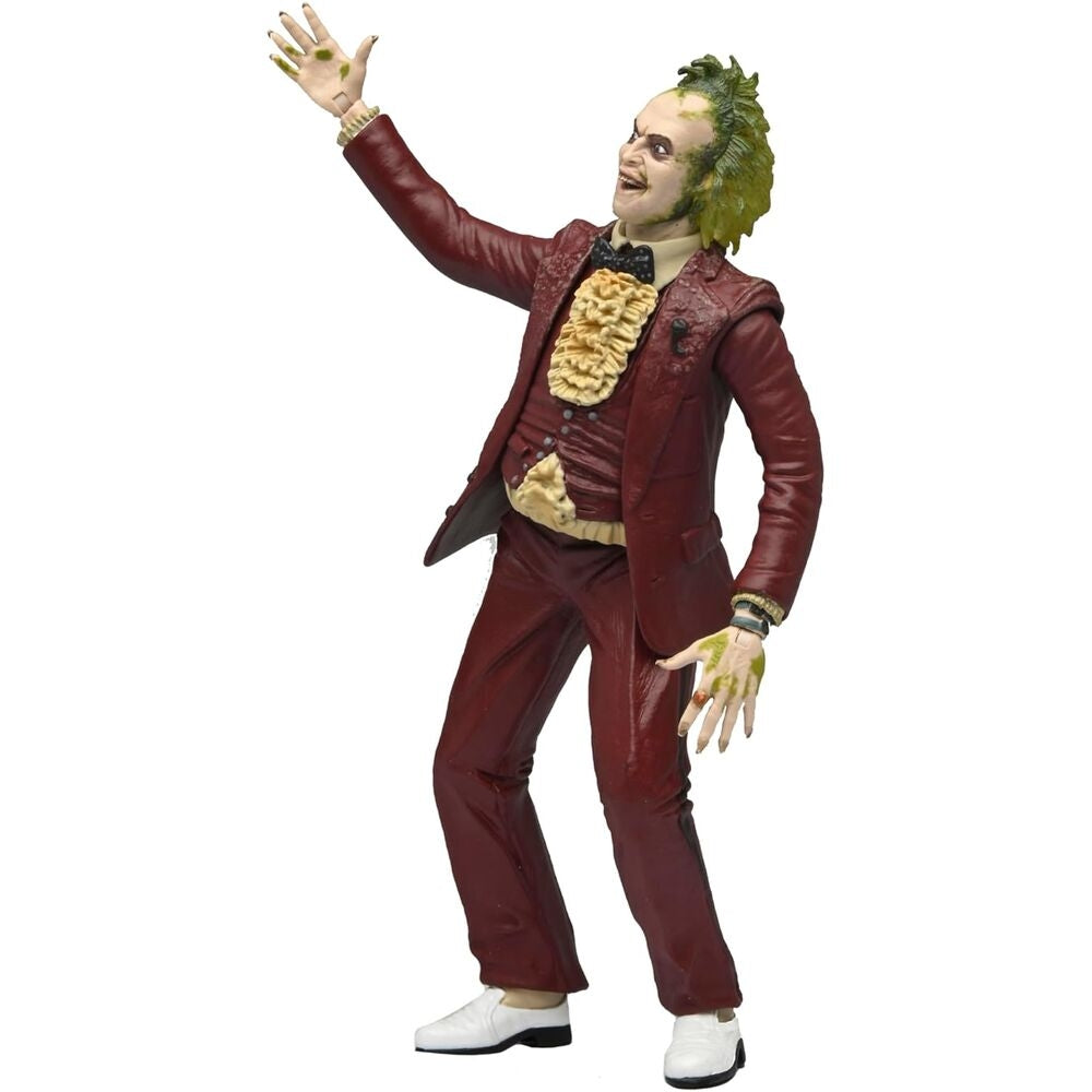 Beetlejuice 18 cm Röd Smokingfigur – Samlarfilmsmemorabilia
