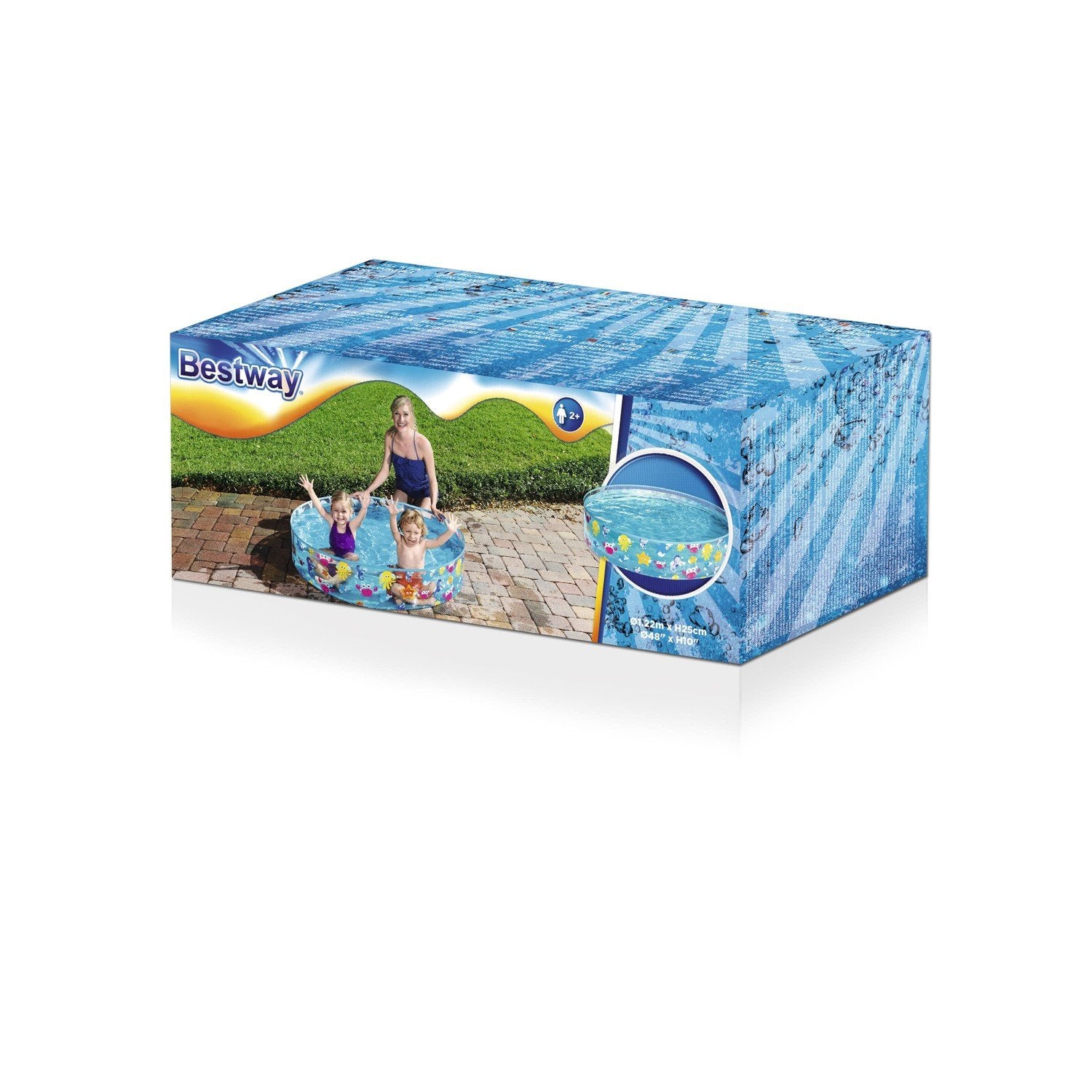 Bestway Barnebasseng 122 X 25 Cm