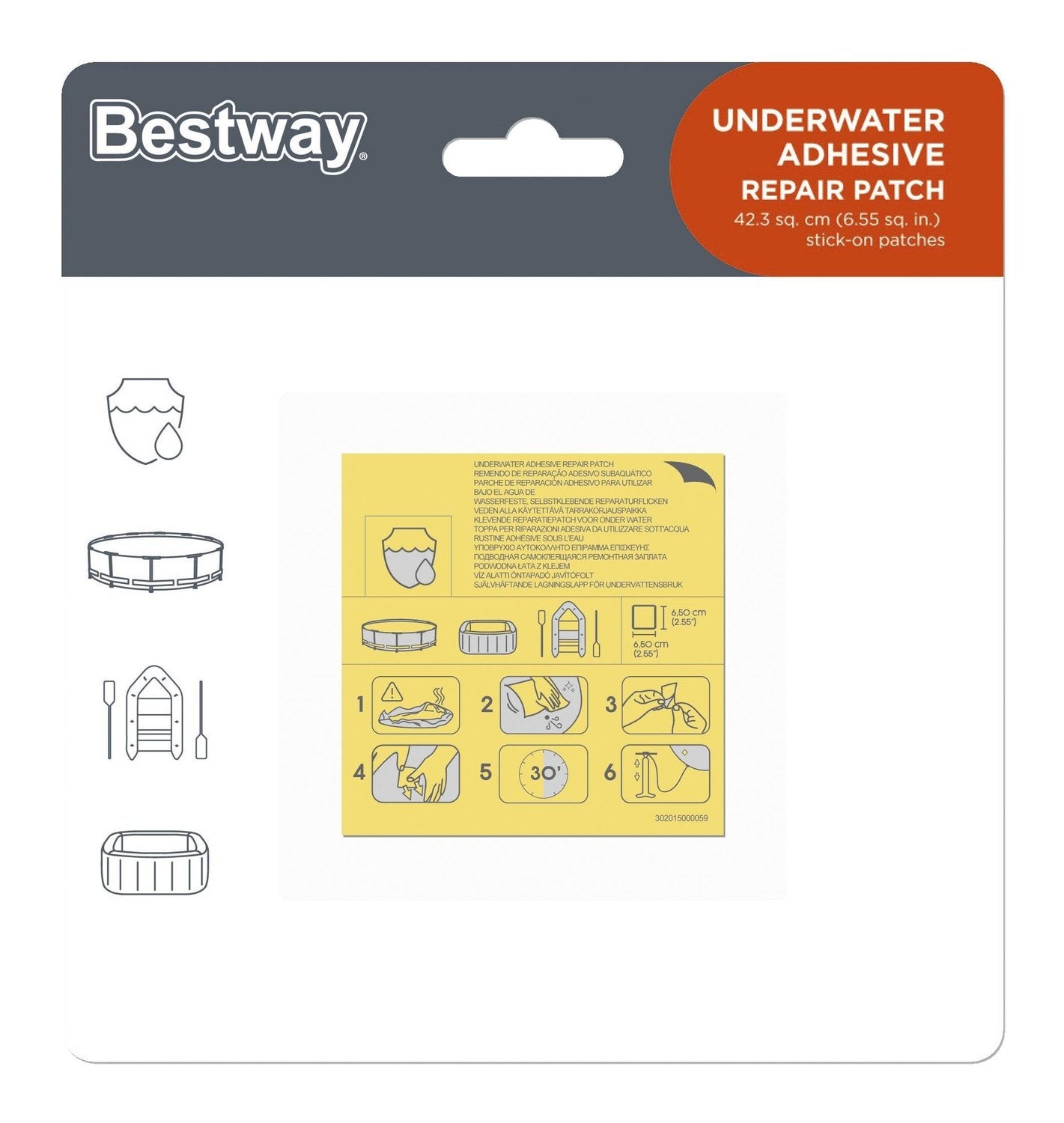 Bestway Repair Patch (Under overflaten)