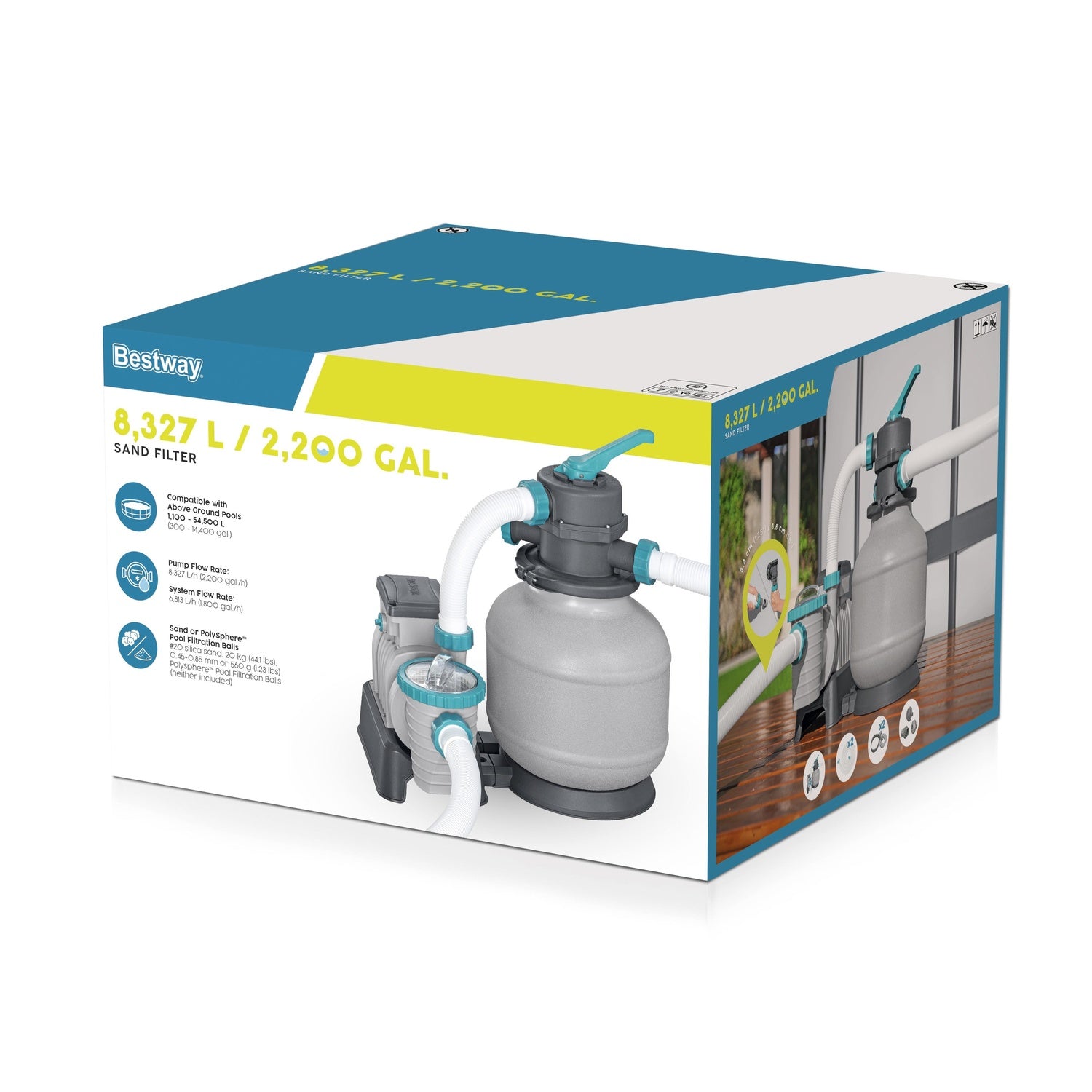Bestway Sandfilterpump 8,327 L