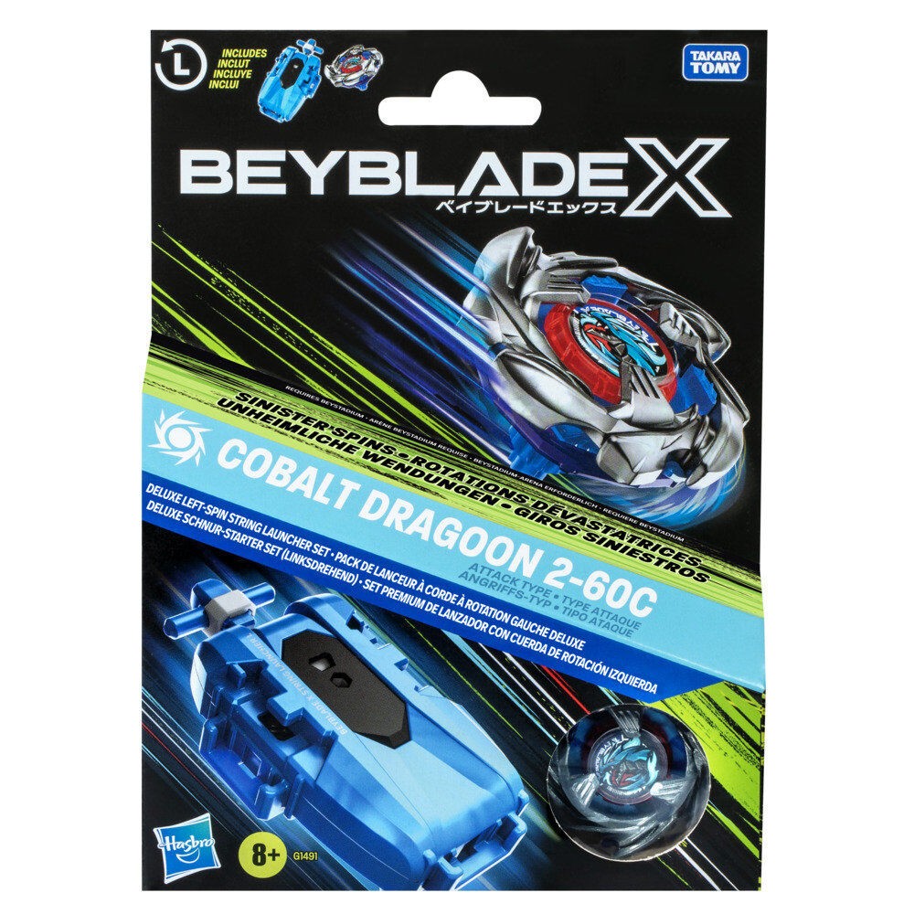 Beyblade Premium Set med Cobalt Dragoon Top och Launcher