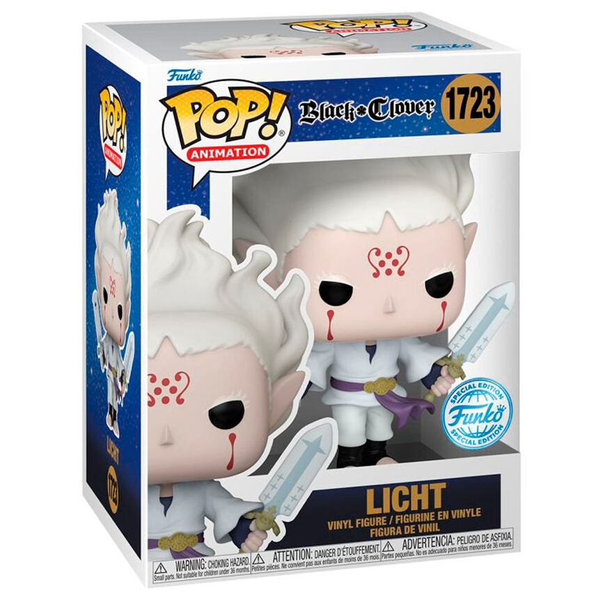 Black Clover POP Figur - Licht Exklusiv samlarleksak