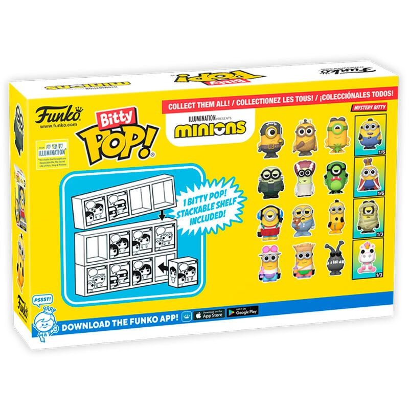 Blisterpack Bitty POP Minions Collectible Figures Series 4