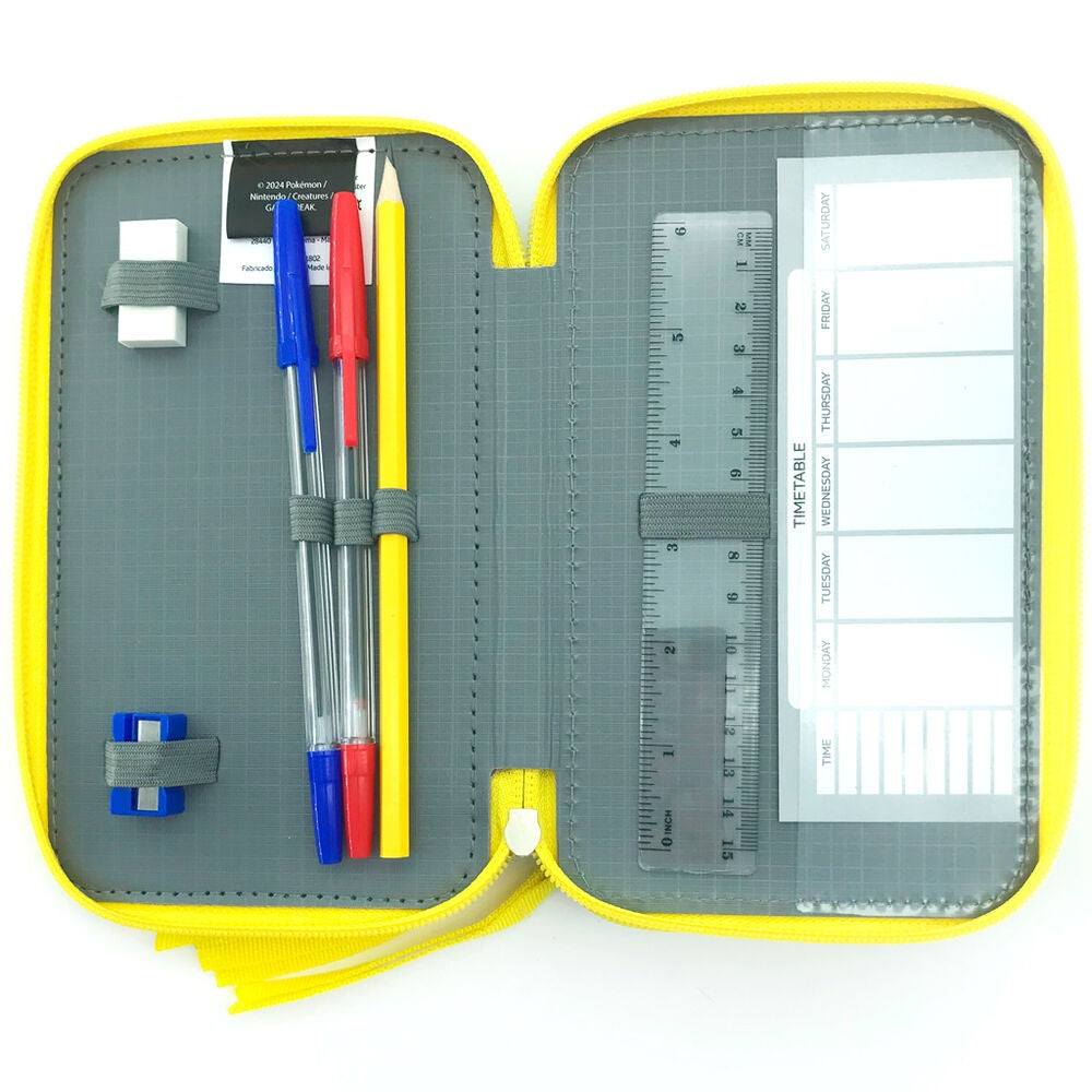 Bluey Leaves Triple Pennfodral för skolmaterial