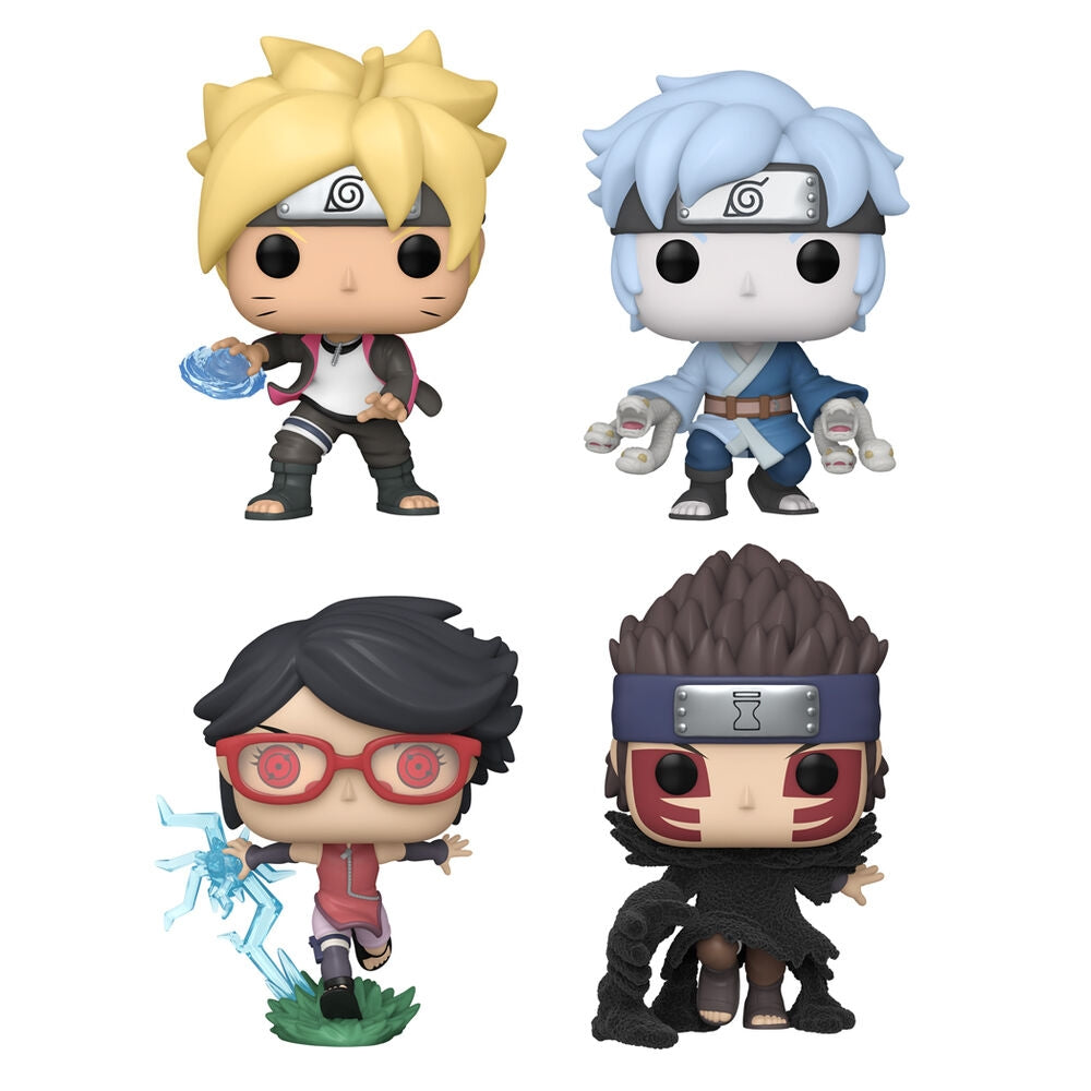 Boruto Exklusivt POP-paket med 4 samlarfigurer