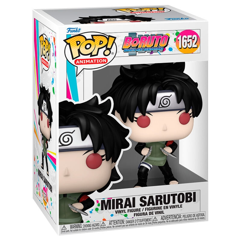 Boruto Mirai Sarutobi Actionfigur, 6-tums samlarleksak