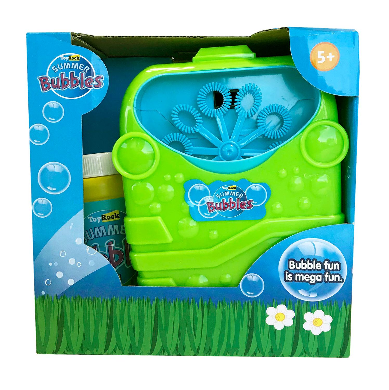 Bubbelmaskin med 118 ml lösning, batteridriven