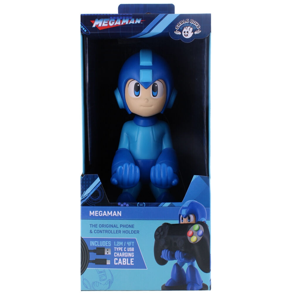 Cable Guy Mega Man Figur Klämfäste, 21cm Höjd