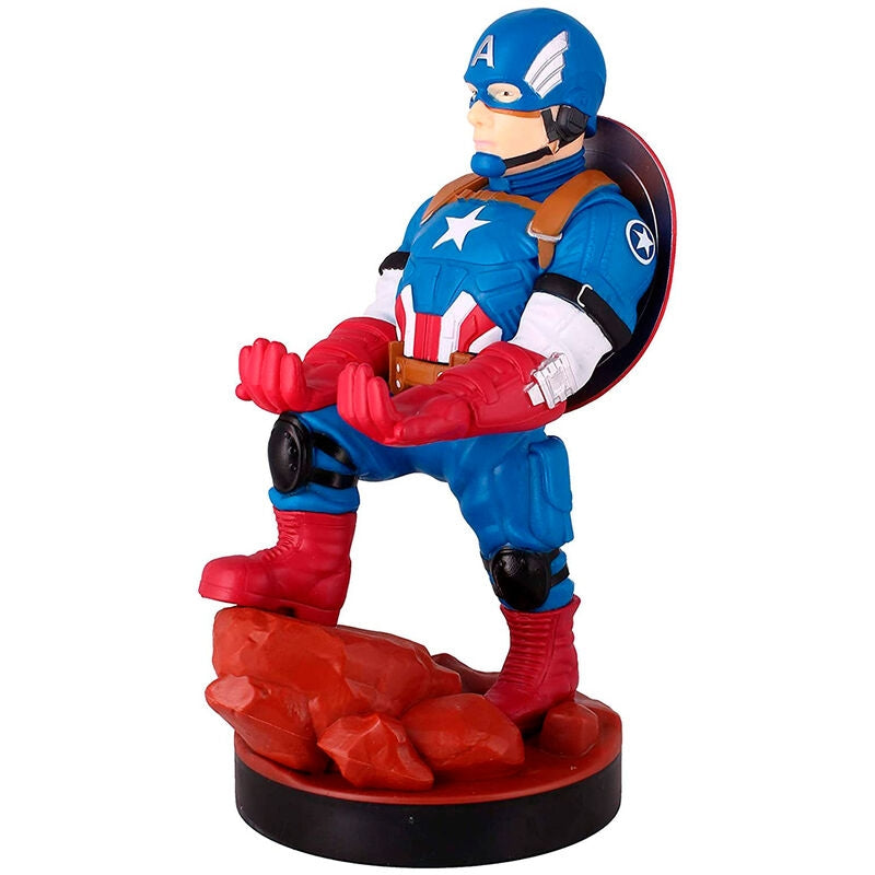 Captain America figurklämningsfäste, 20 cm kabelhållare