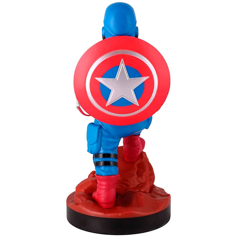 Captain America figurklämningsfäste, 20 cm kabelhållare