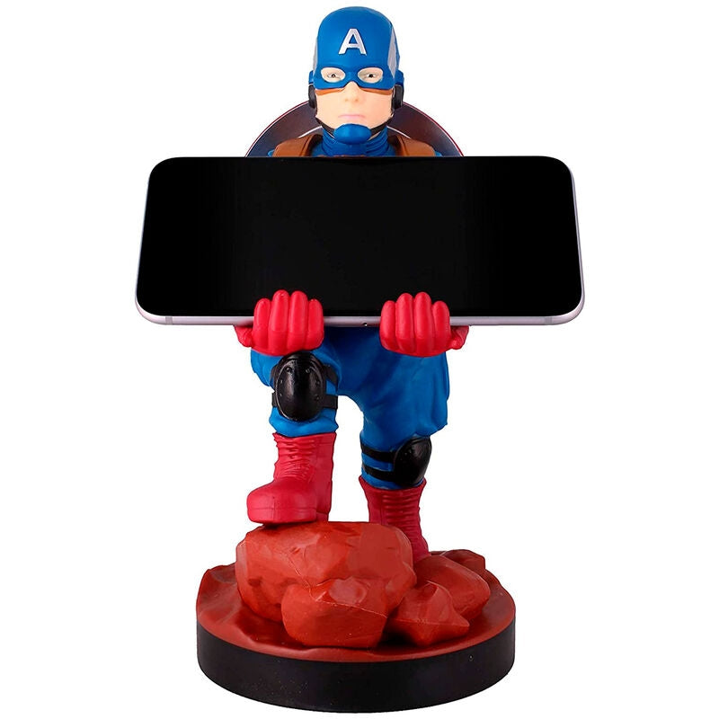 Captain America figurklämningsfäste, 20 cm kabelhållare