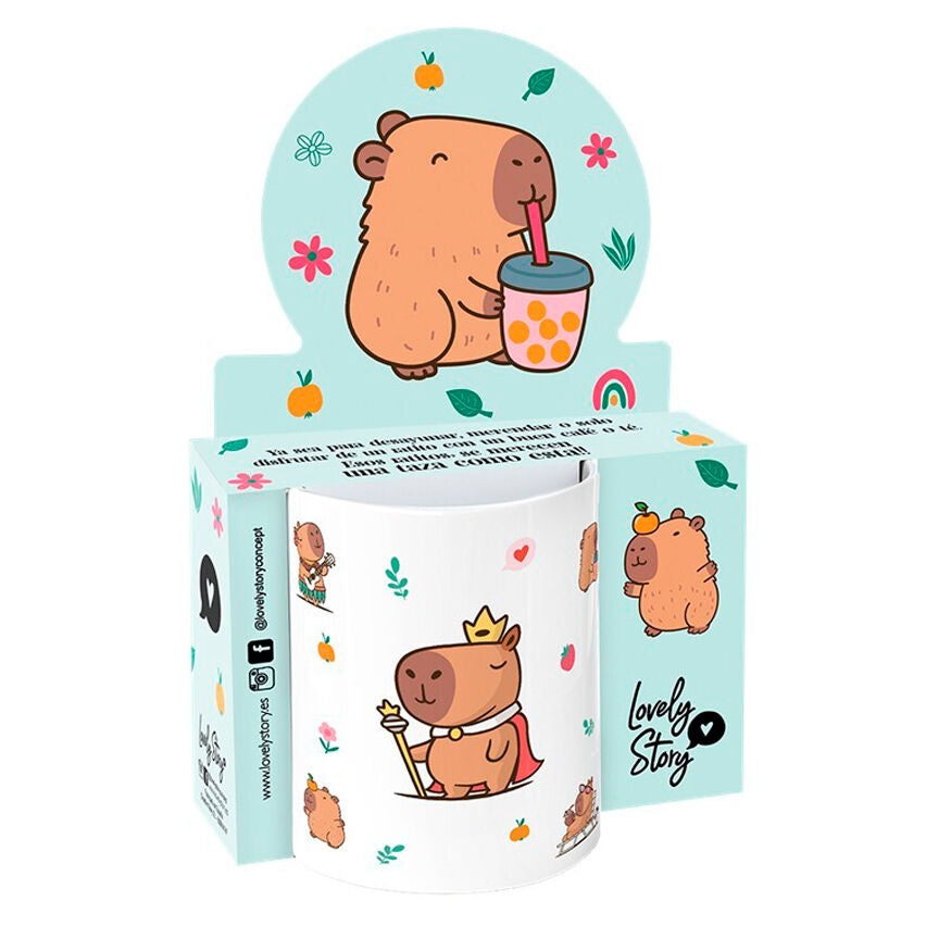 Capybara Majesty 330 ml mugg – unik design, perfekt present