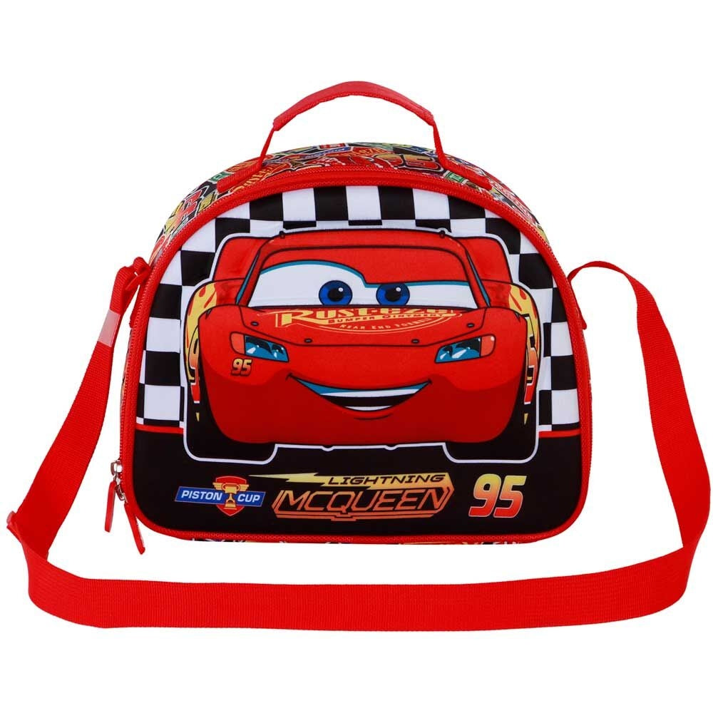 Cars 3 Racer 3D Lunchväska för barn, isolerad, lätt att rengöra