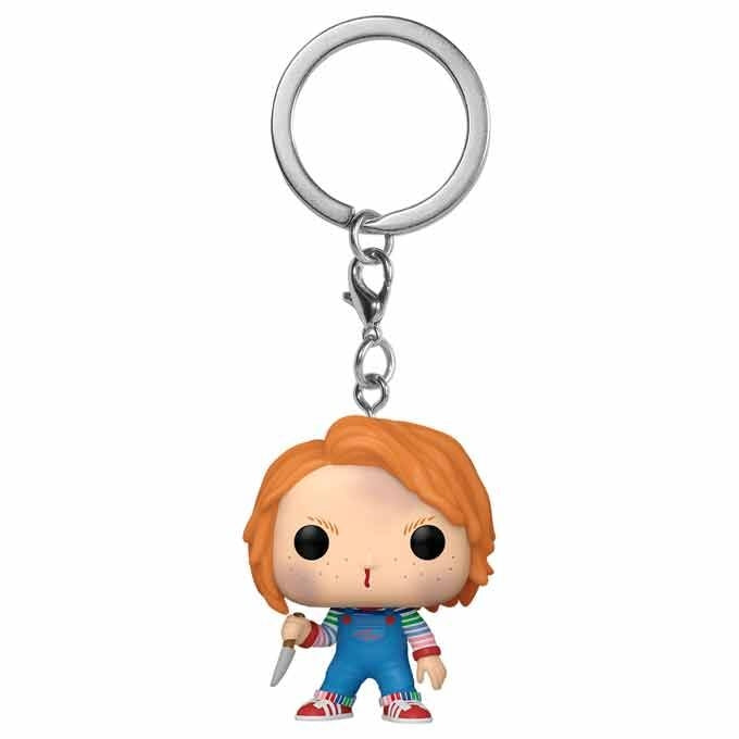 Chucky Pocket POP-nyckelring – Samlarlig skräckfigur