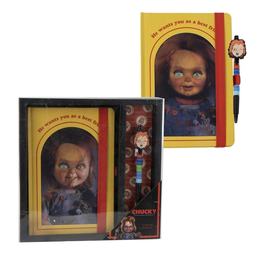 Chucky-tema brevpappersset för barn, 10-delad samling