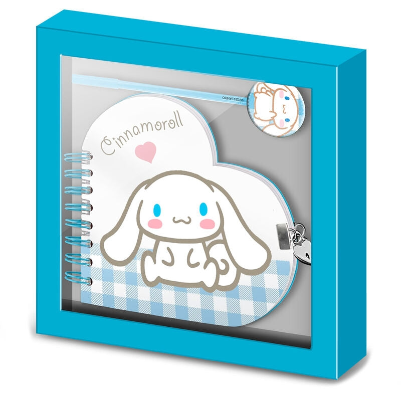 Cinnamoroll dagbok och pennset för barn, söt design