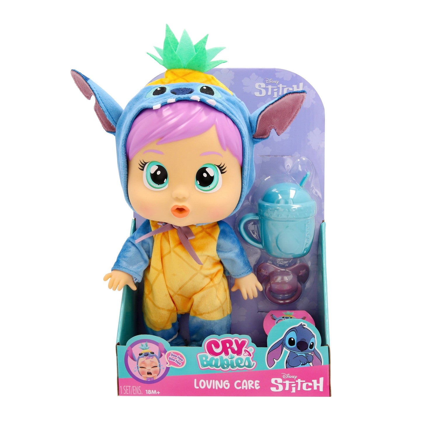 Cry Babies Loving Care Stitch -Docka