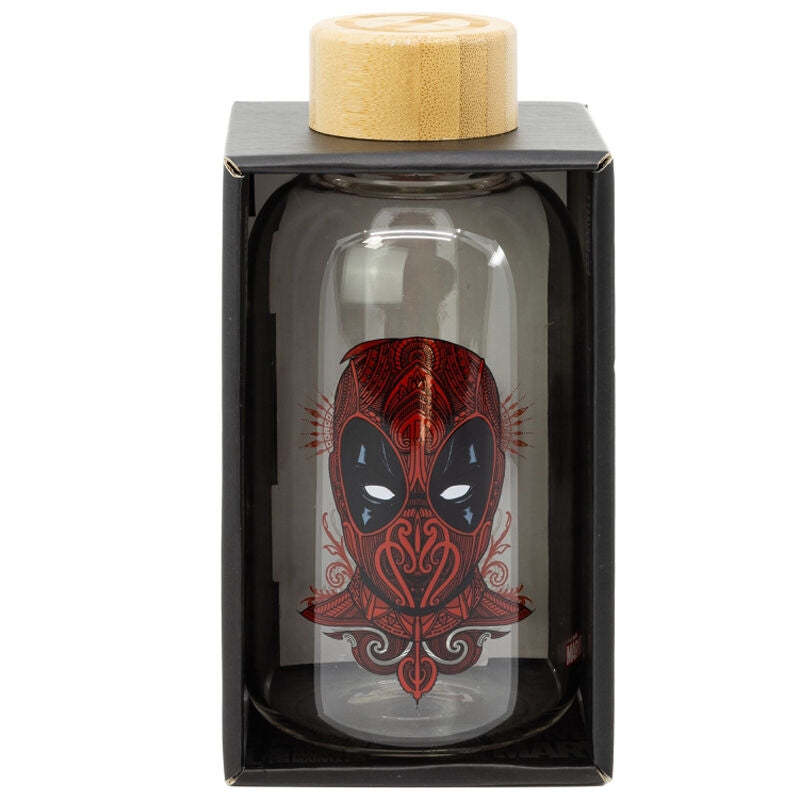 Deadpool 620 ml glasflaska – hållbar, unik design