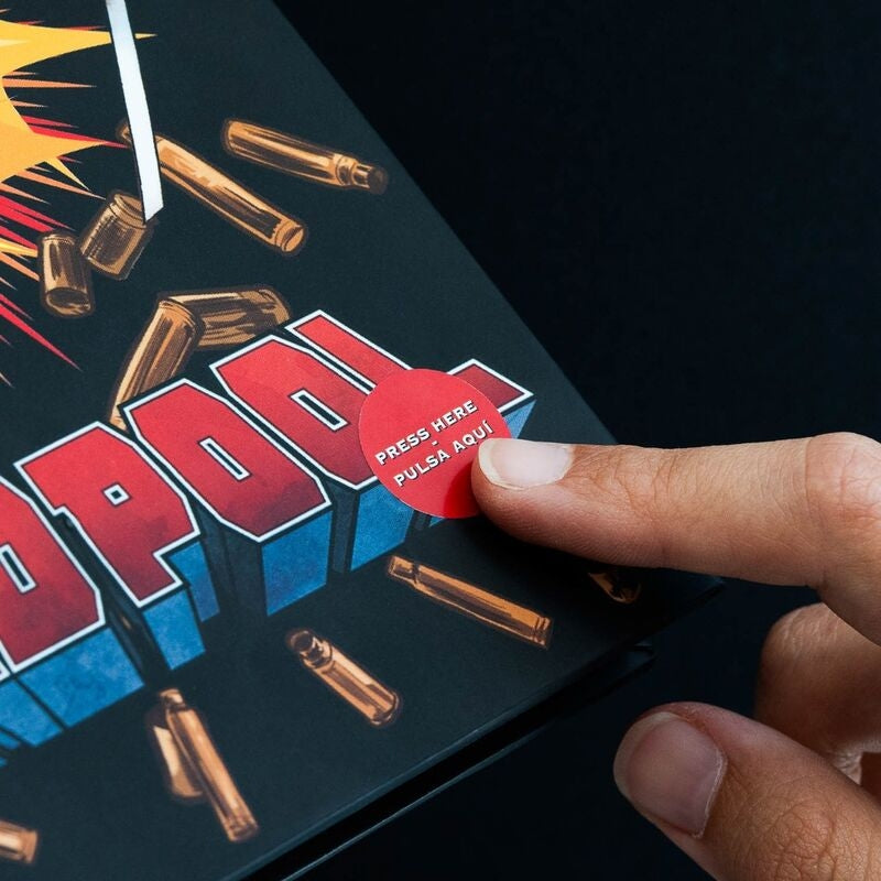 Deadpool A5 Premium LED-anteckningsbok med belysningsskydd