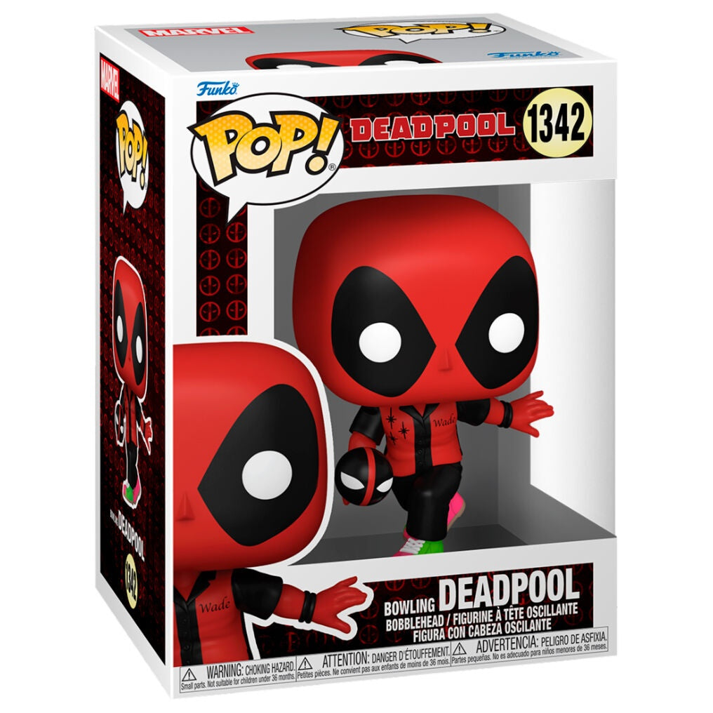 Deadpool bowlingset - roligt spel för alla åldrar, inomhus/utomhus