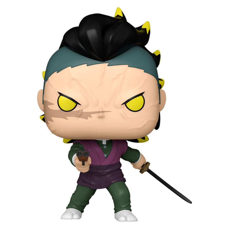 Demon Slayer Genya Shinazugawa POP-figur, samlarleksak