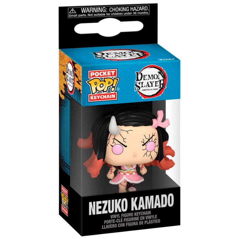 Demon Slayer Nezuko Kamado Pocket POP-nyckelring, samlarfigur