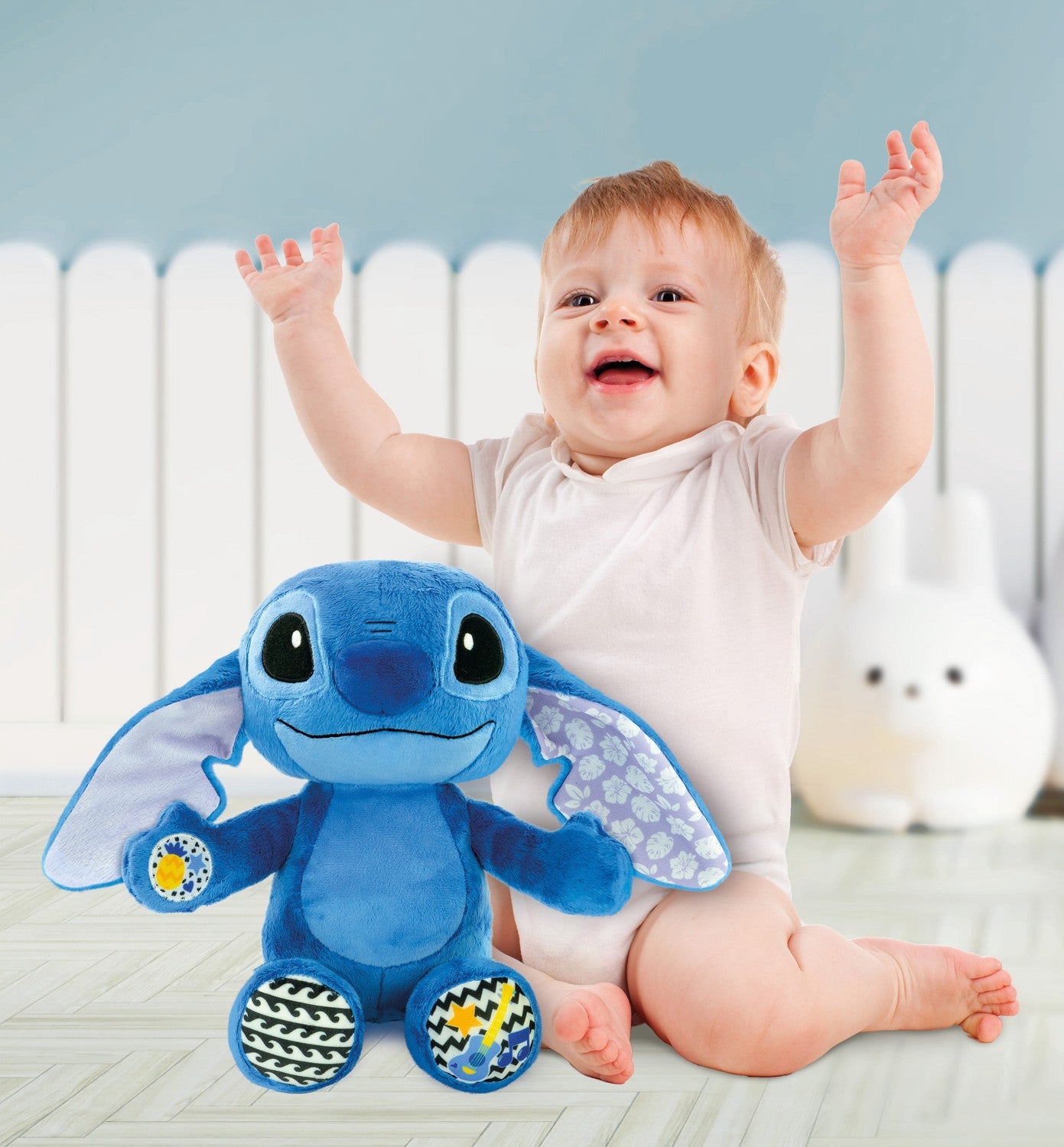 Disney Baby Stitch Musikalisk Plyschleksak, Spelar Barnvisor