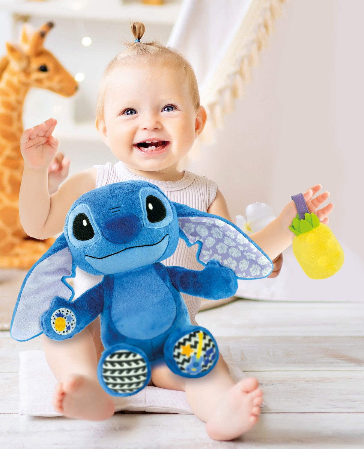 Disney Baby Stitch Musikalisk Plyschleksak, Spelar Barnvisor