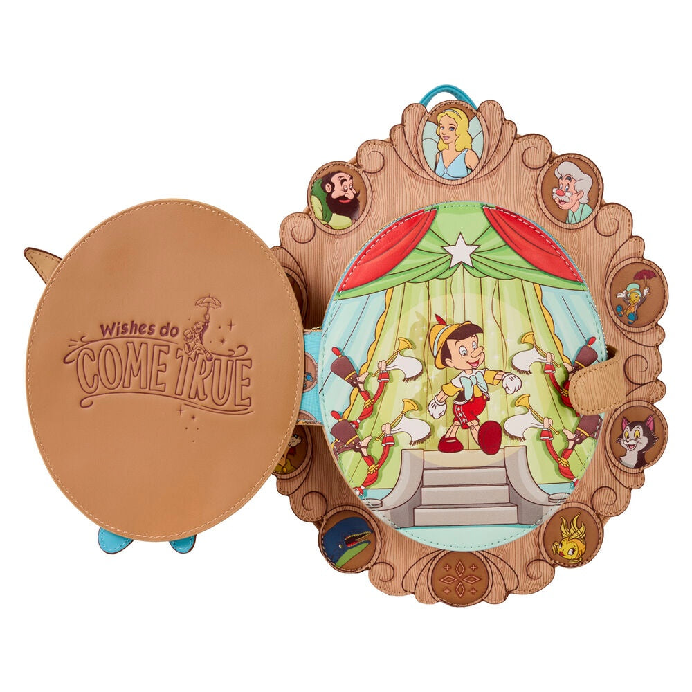 Disney Loungefly Pinocho Ryggsäck, 28cm Storlek