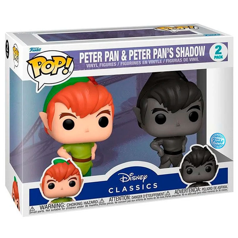 Disney Peter Pan Figurer Set - Peter Pan & Shadow Samlarföremål