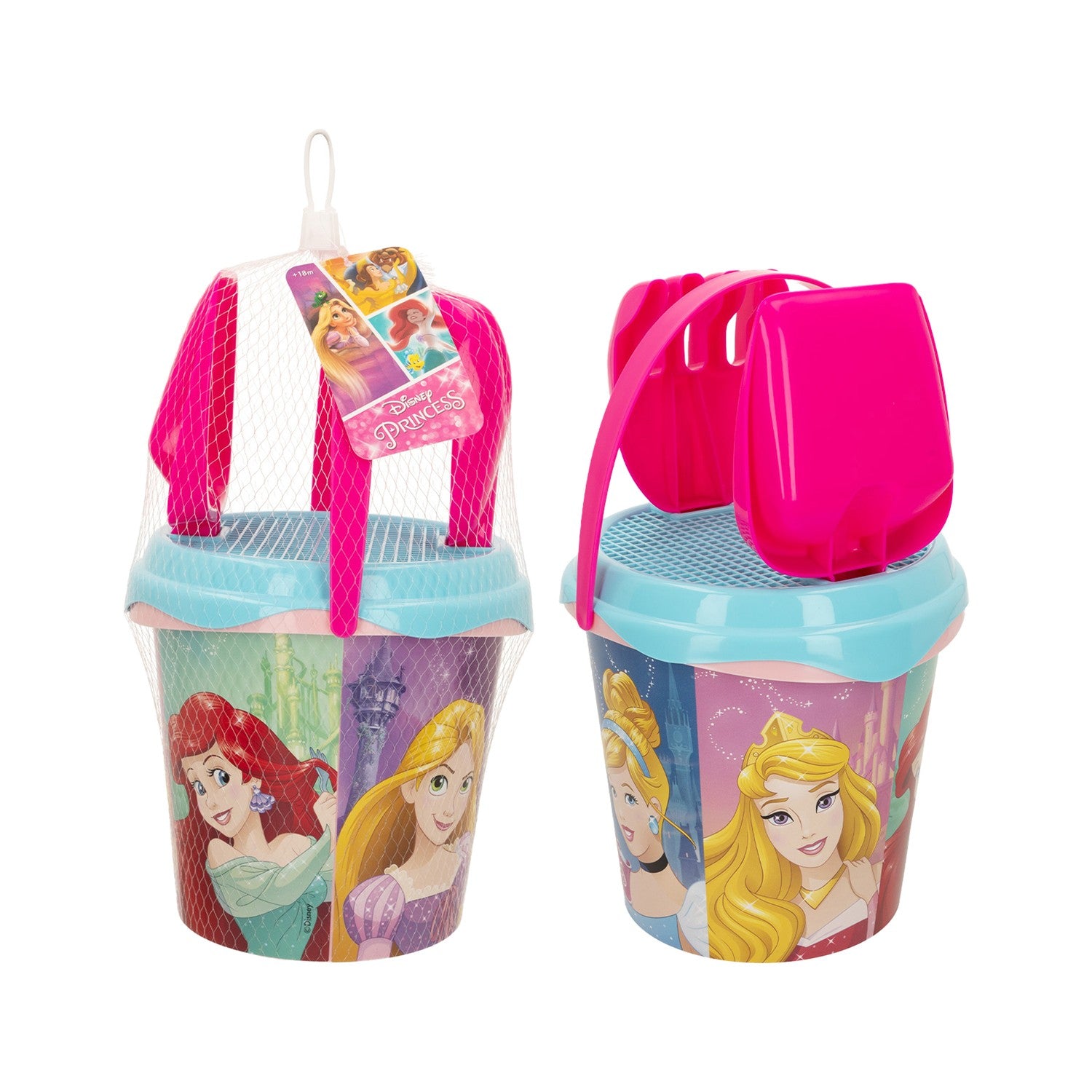 Disney Princess Strandset, 18 cm Hink, 6 delar