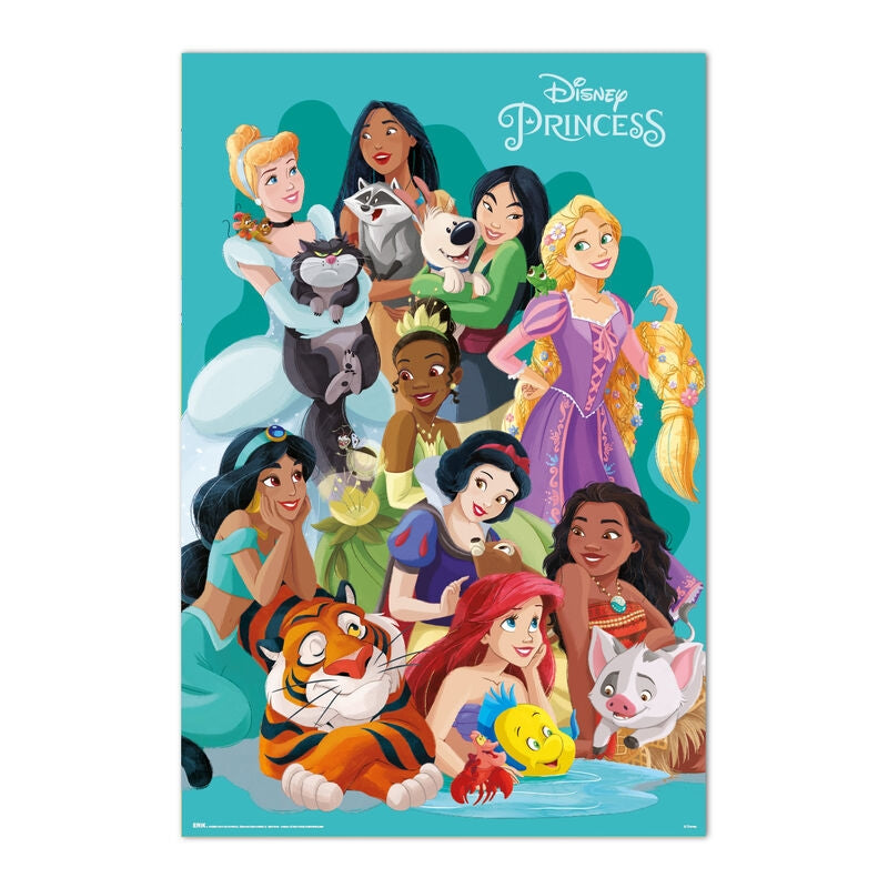 Disney Princess Väggkonsttryck, Barnrumsinredning